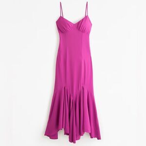 Abercrombie & Fitch | Dresses | The Af Giselle Pleated Cutout Maxi Dress |  Poshmark
